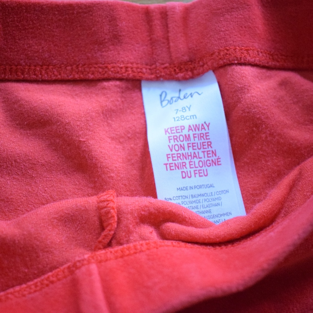 Mini Boden velvet leggings